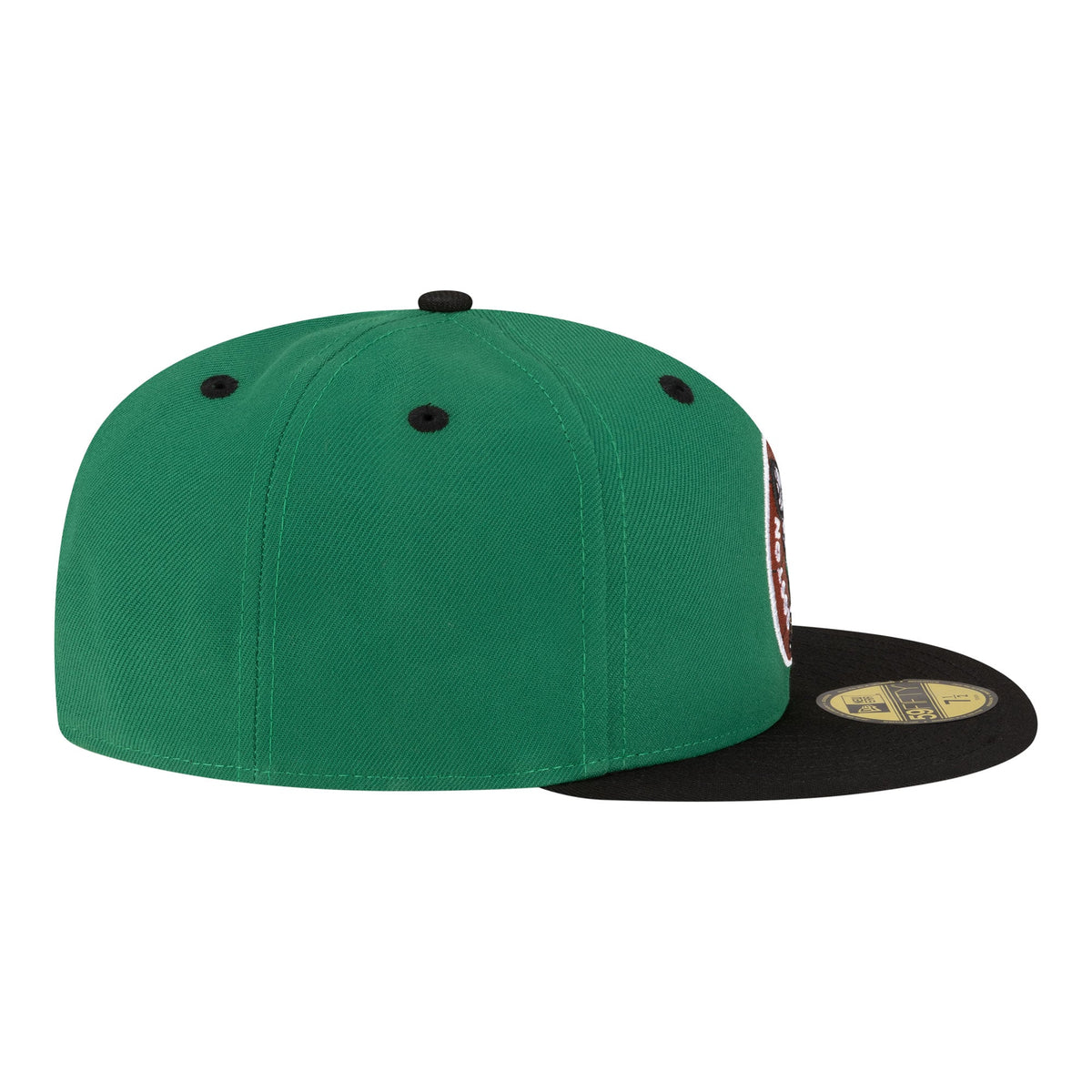 Men's Boston Celtics New Era Kelly Green/Black 80s Throwback 59FIFTY Fitted Hat