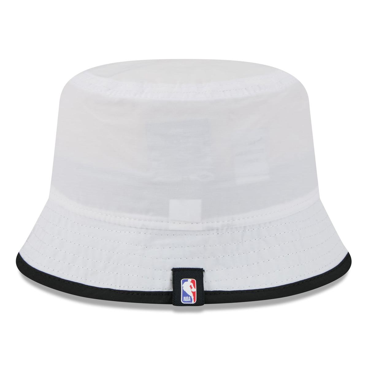Men's Chicago Bulls New Era White/Black 2025 NBA Draft Nylon Bucket Hat