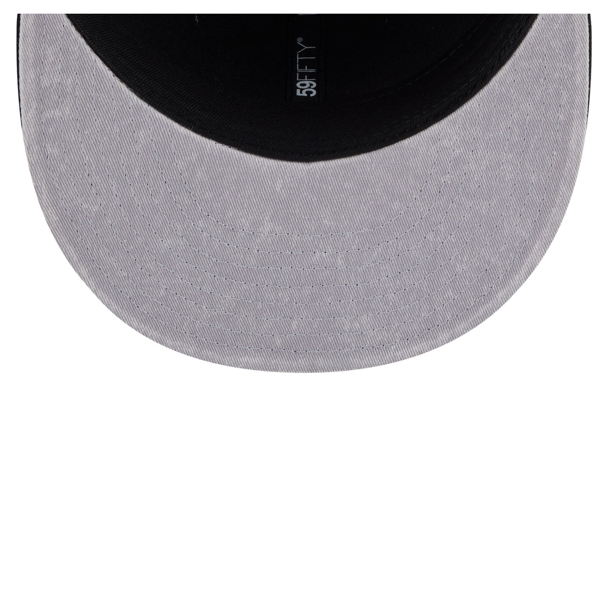 Men's Detroit Pistons New Era Gray/Black Washed 59FIFTY Fitted Hat