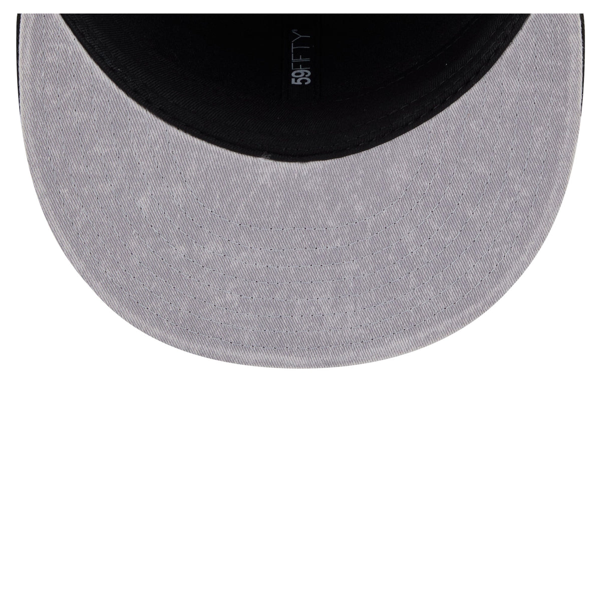 Men's Los Angeles Lakers New Era Gray/Black Washed 59FIFTY Fitted Hat