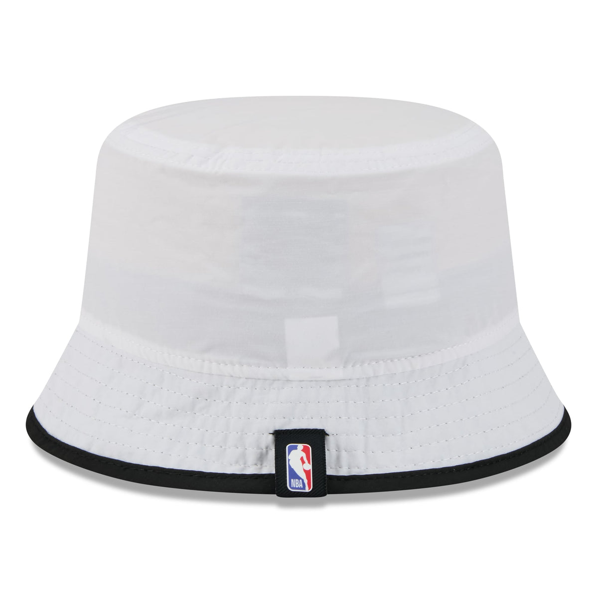 Men's Miami Heat New Era White/Black 2025 NBA Draft Nylon Bucket Hat