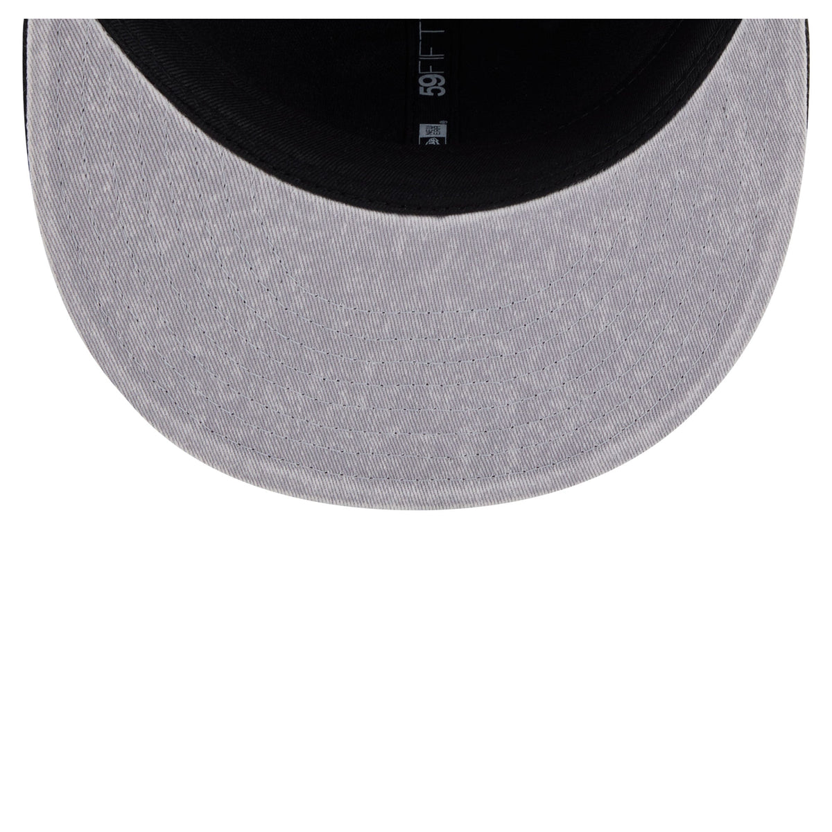 Men's Milwaukee Bucks New Era Gray/Black Washed 59FIFTY Fitted Hat