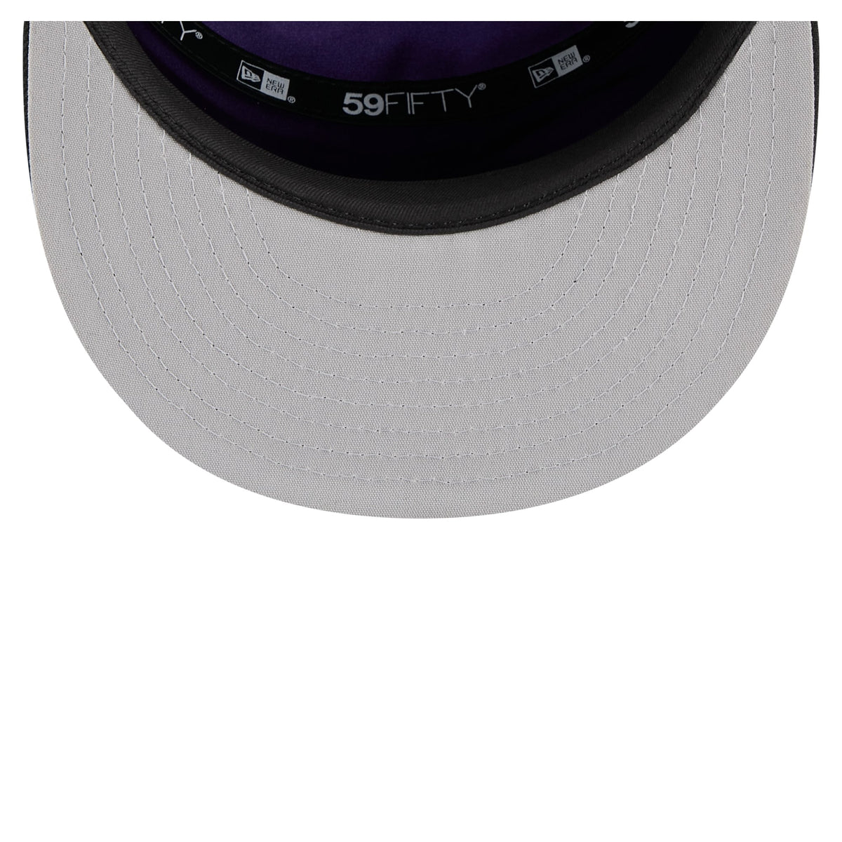 Men's Sacramento Kings New Era White/Black 2025 NBA Tip Off Split Panel 59FIFTY Fitted Hat