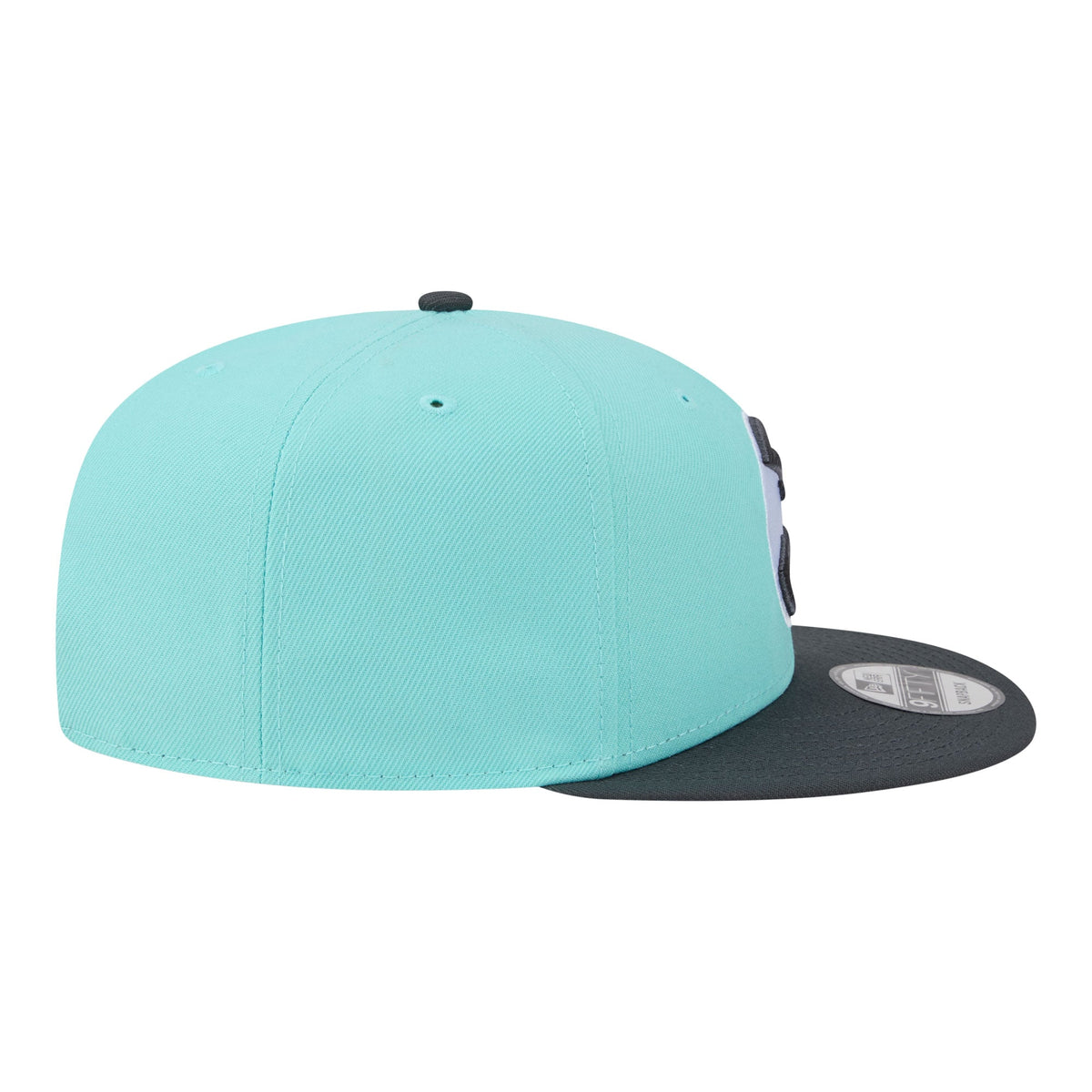 Men's Atlanta Hawks New Era Turquoise/Charcoal Color Pack Two-Tone 9FIFTY Snapback Hat