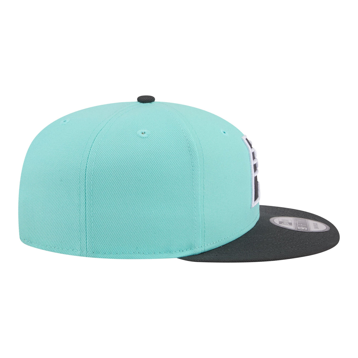 Men's Indiana Pacers New Era Turquoise/Charcoal Color Pack Two-Tone 9FIFTY Snapback Hat