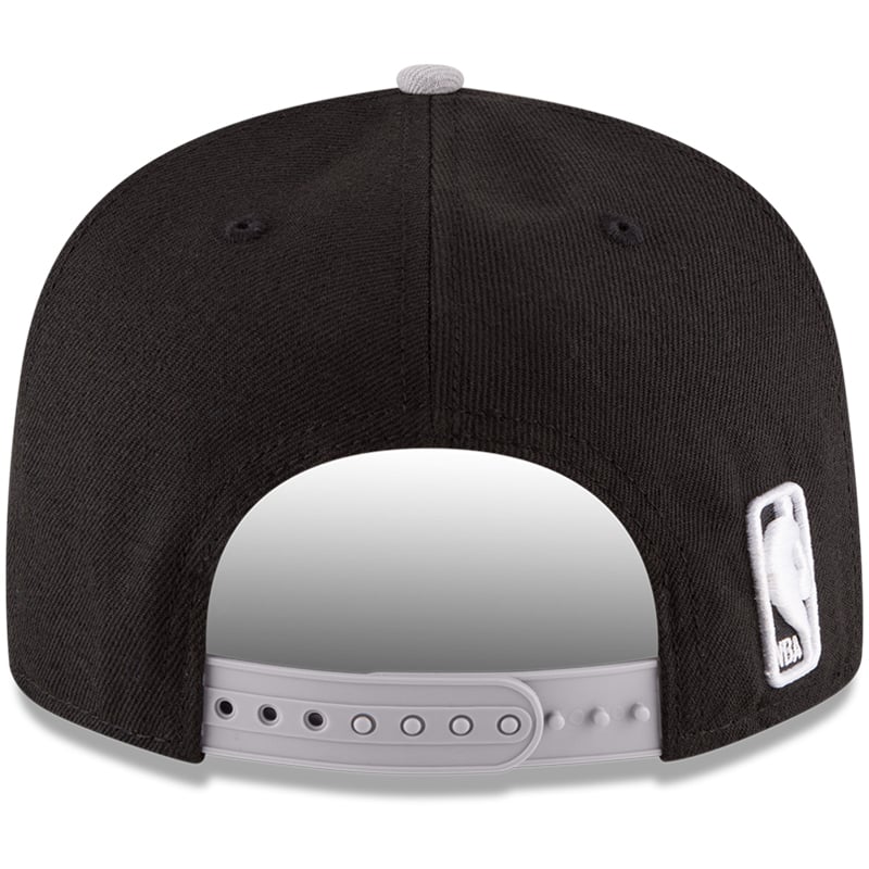 Men's Brooklyn Nets New Era Black/Gray 2-Tone 9FIFTY Adjustable Snapback Hat