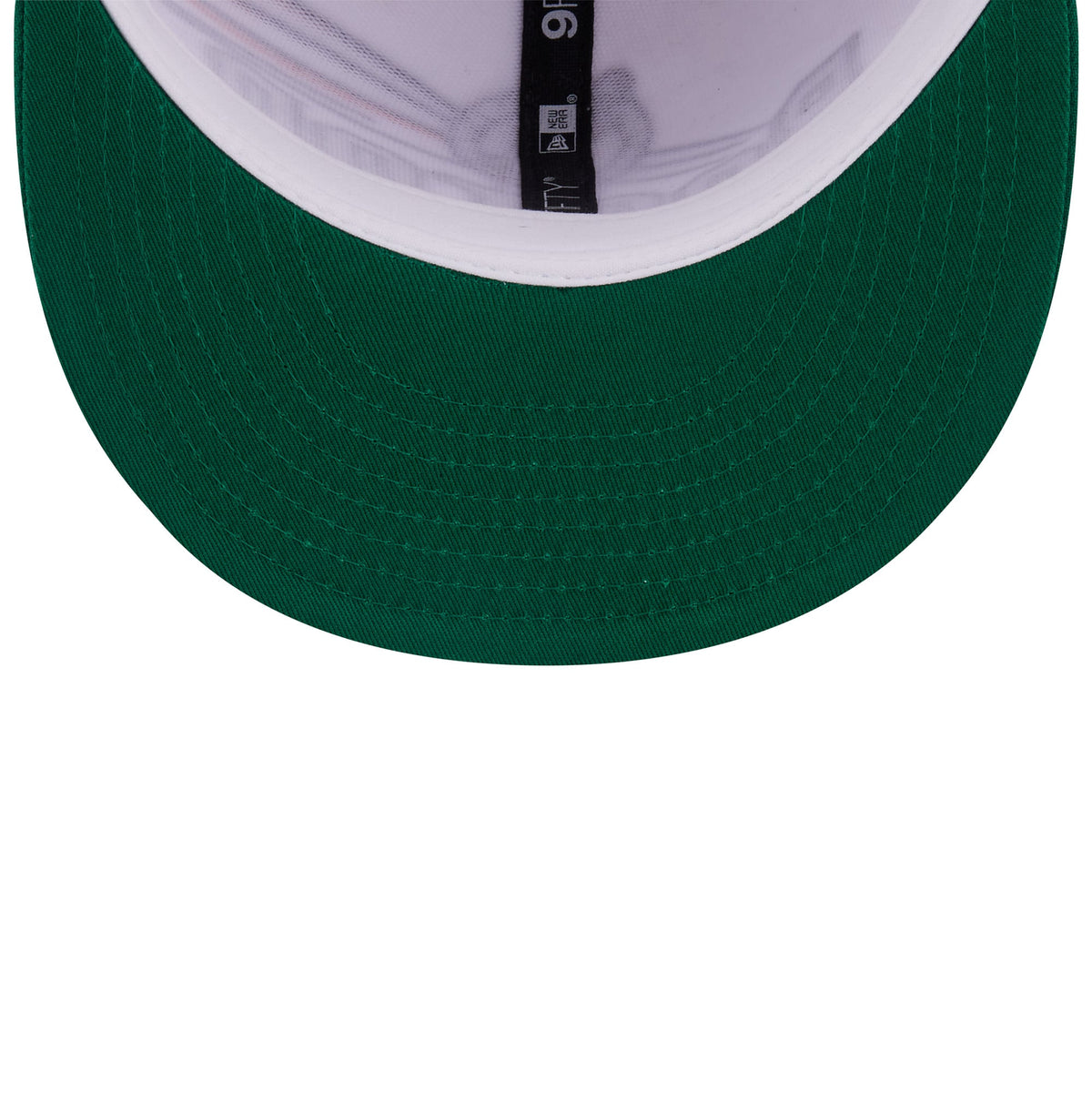 Men's Boston Celtics New Era White/Kelly Green Retro Swoop 9FIFTY Snapback Hat
