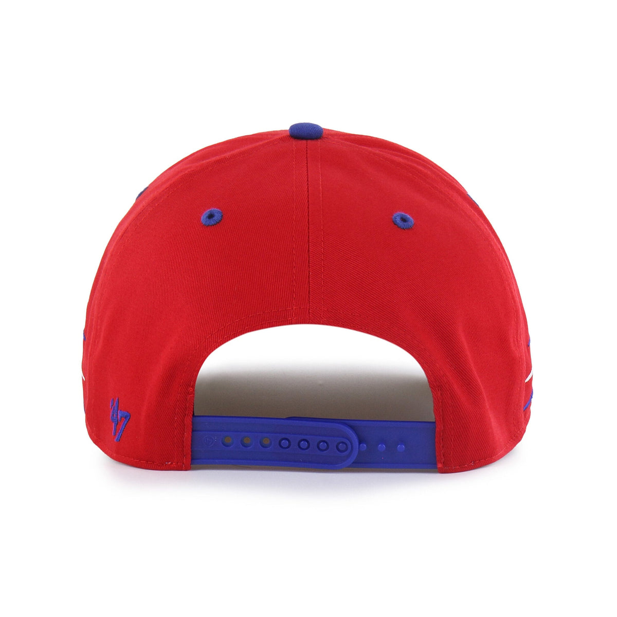 Men's Philadelphia 76ers '47 Red Diamond Cut Hitch Snapback Hat