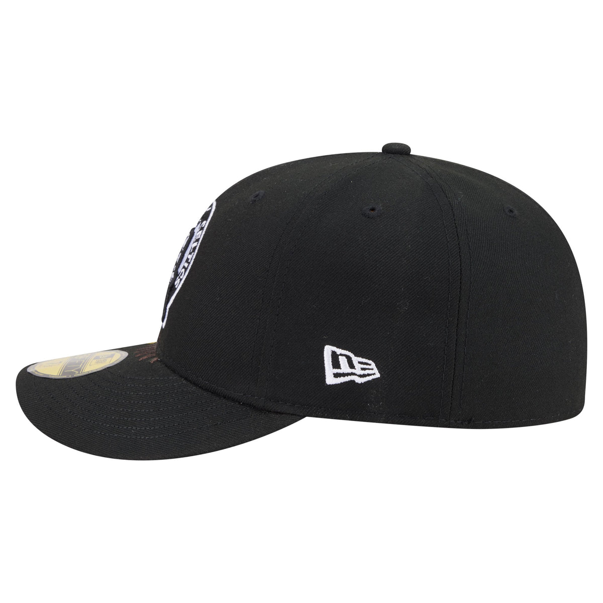 Men's Boston Celtics New Era Black Freedom Pre-Curved 59FIFTY Fitted Hat