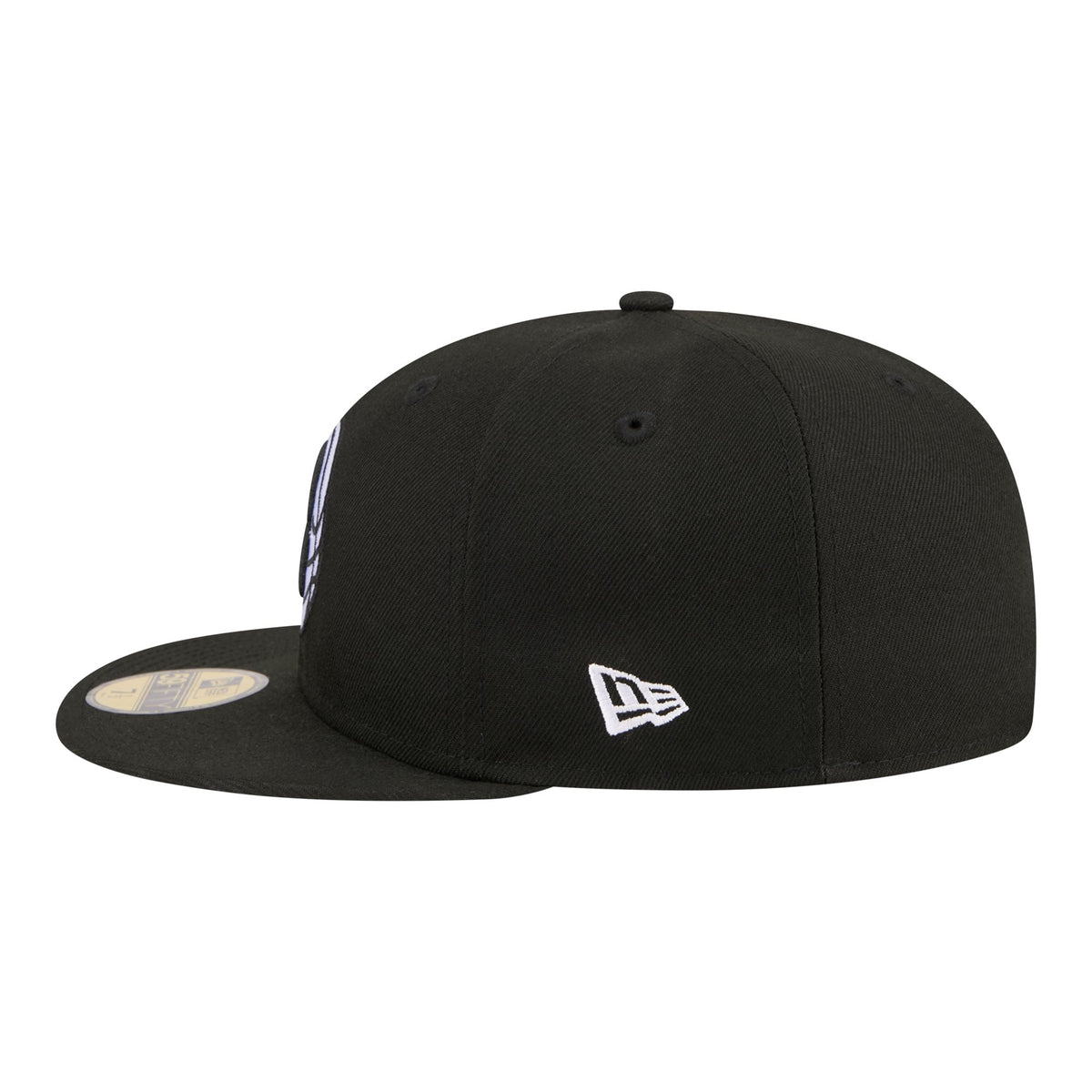 Men's Brooklyn Nets New Era Black Team Collage 59FIFTY Fitted Hat