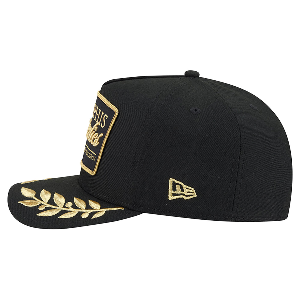 Men's Memphis Grizzlies New Era Black Golden 9FIFTY Snapback Hat