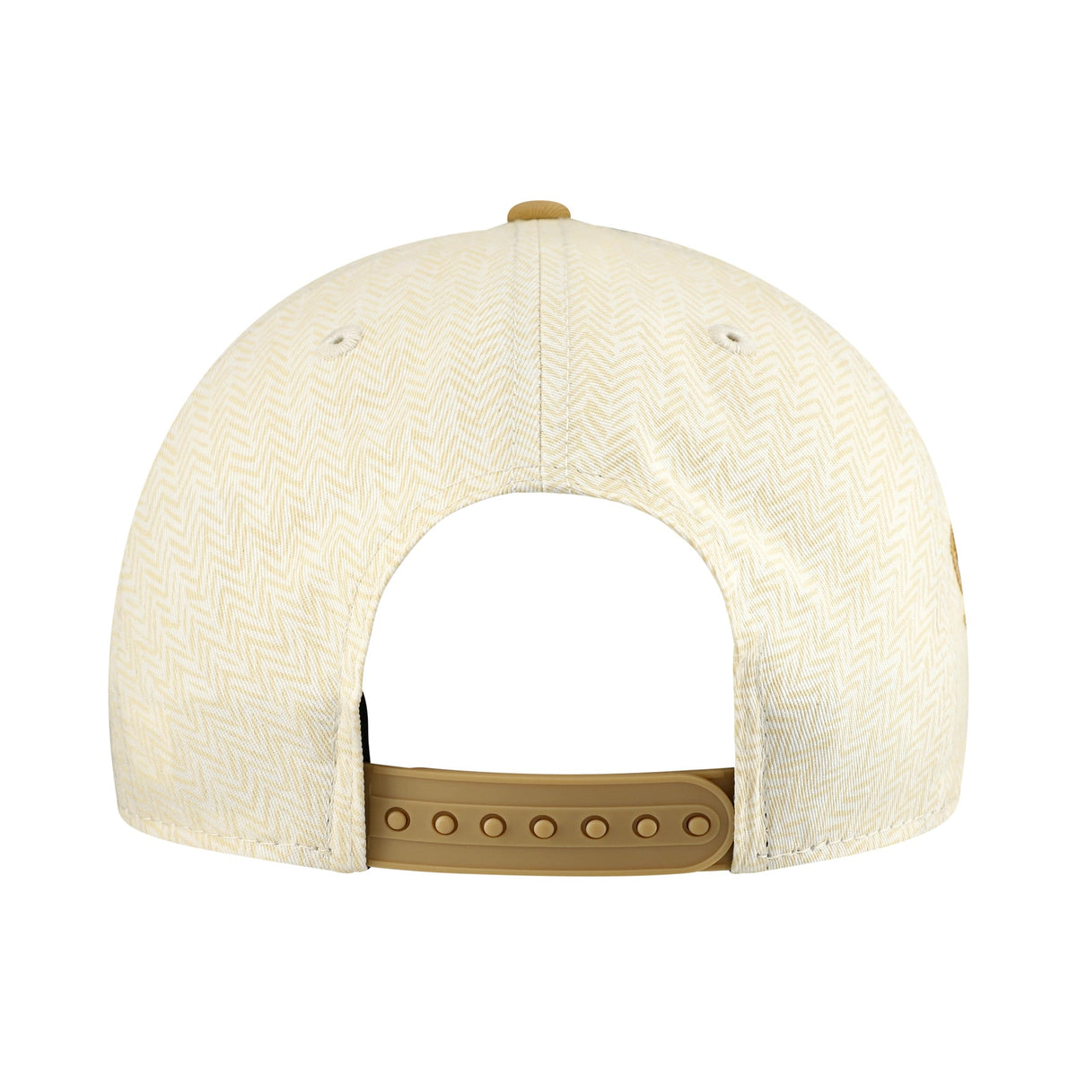 Men's Chicago Bulls New Era Cream Herringbone 9FIFTY A-Frame Snapback Hat