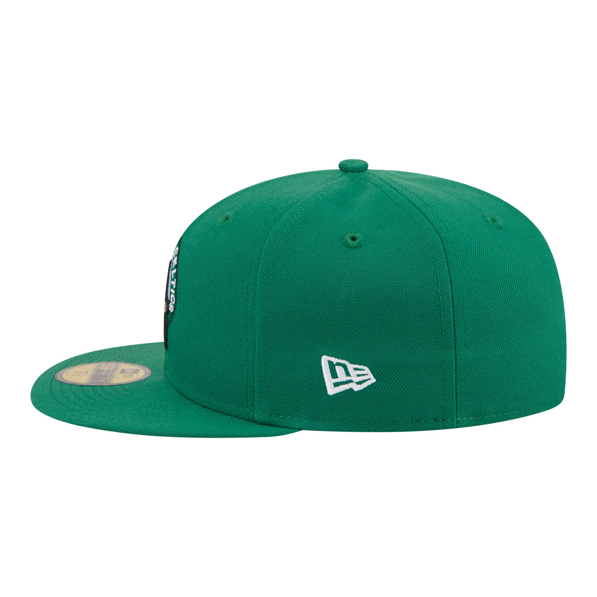 Men's Boston Celtics New Era Kelly Green Team Collage 59FIFTY Fitted Hat