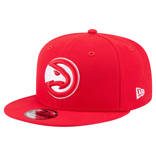 Men's Atlanta Hawks New Era Red Team 9FIFTY Snapback Hat