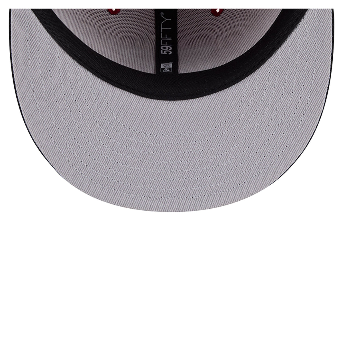 Men's Miami Heat New Era Red Two-Tone 59FIFTY Fitted Hat