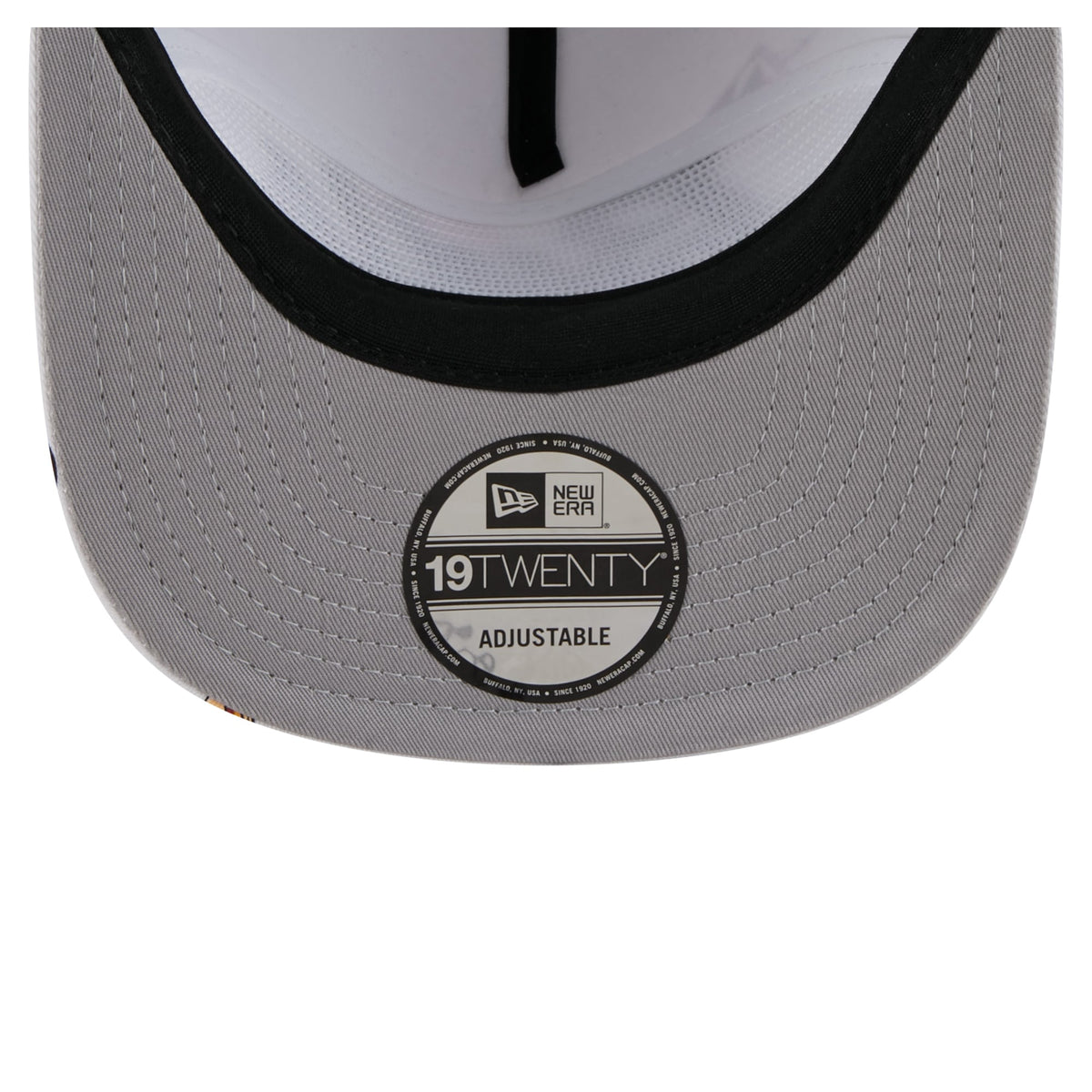 Men's Chicago Bulls New Era White Team Cheer Rope 19TWENTY Adjustable Hat