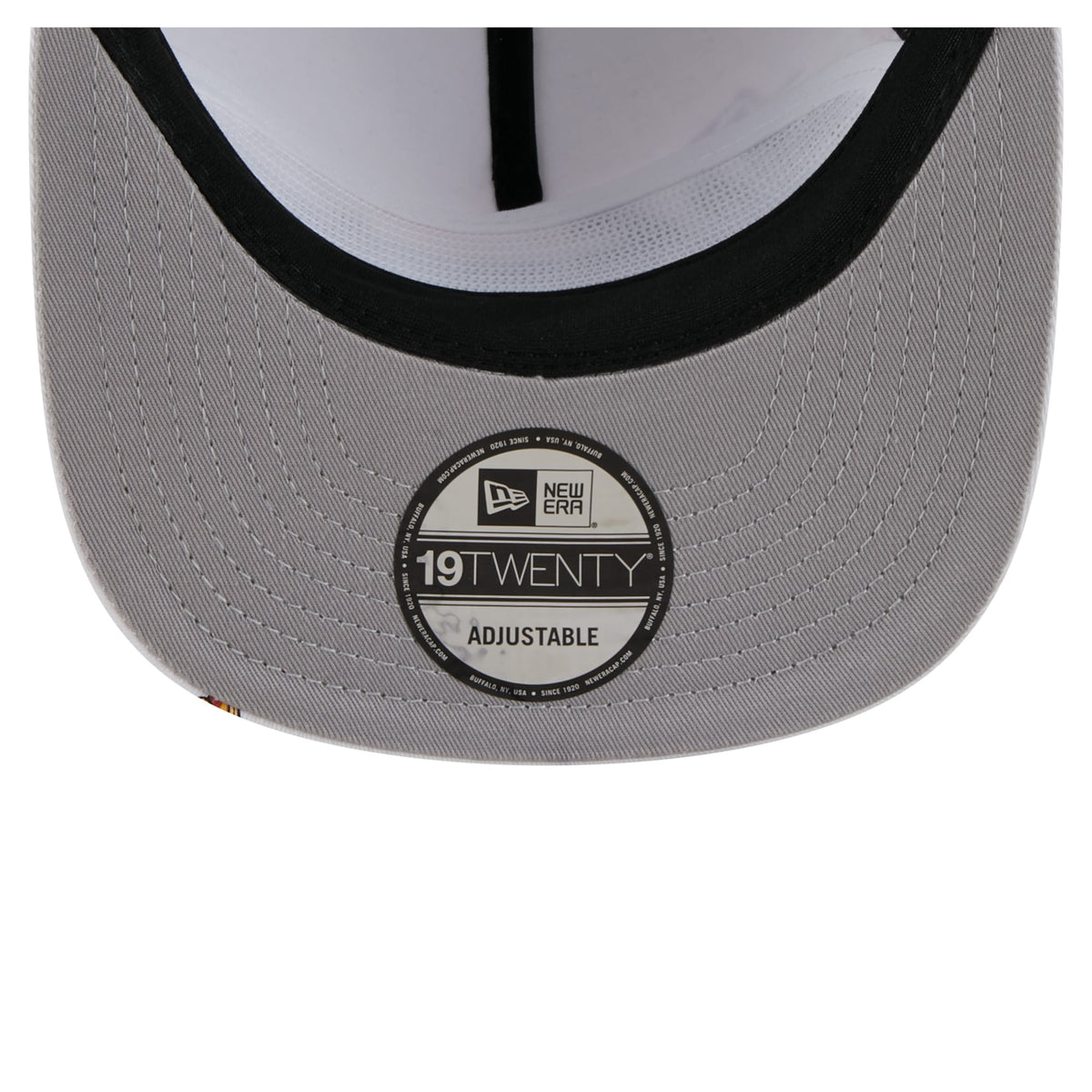Men's Golden State Warriors New Era White Team Cheer Rope 19TWENTY Adjustable Hat
