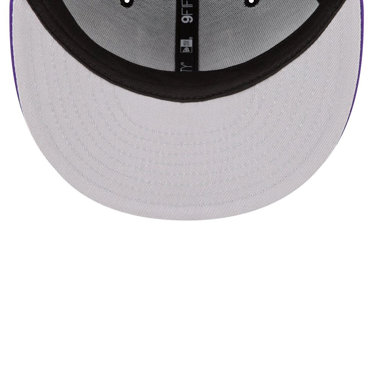 Men's Sacramento Kings New Era Black/Purple Official Team Color 2Tone 9FIFTY Snapback Hat