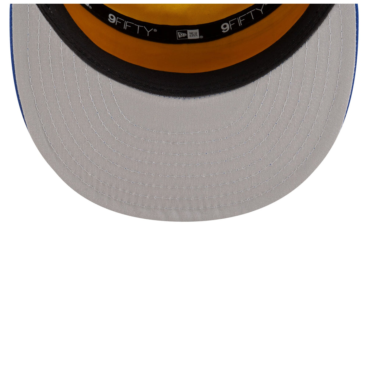Men's Golden State Warriors New Era White/Royal 2025 NBA Tip Off Split Panel 9FIFTY Snapback Hat