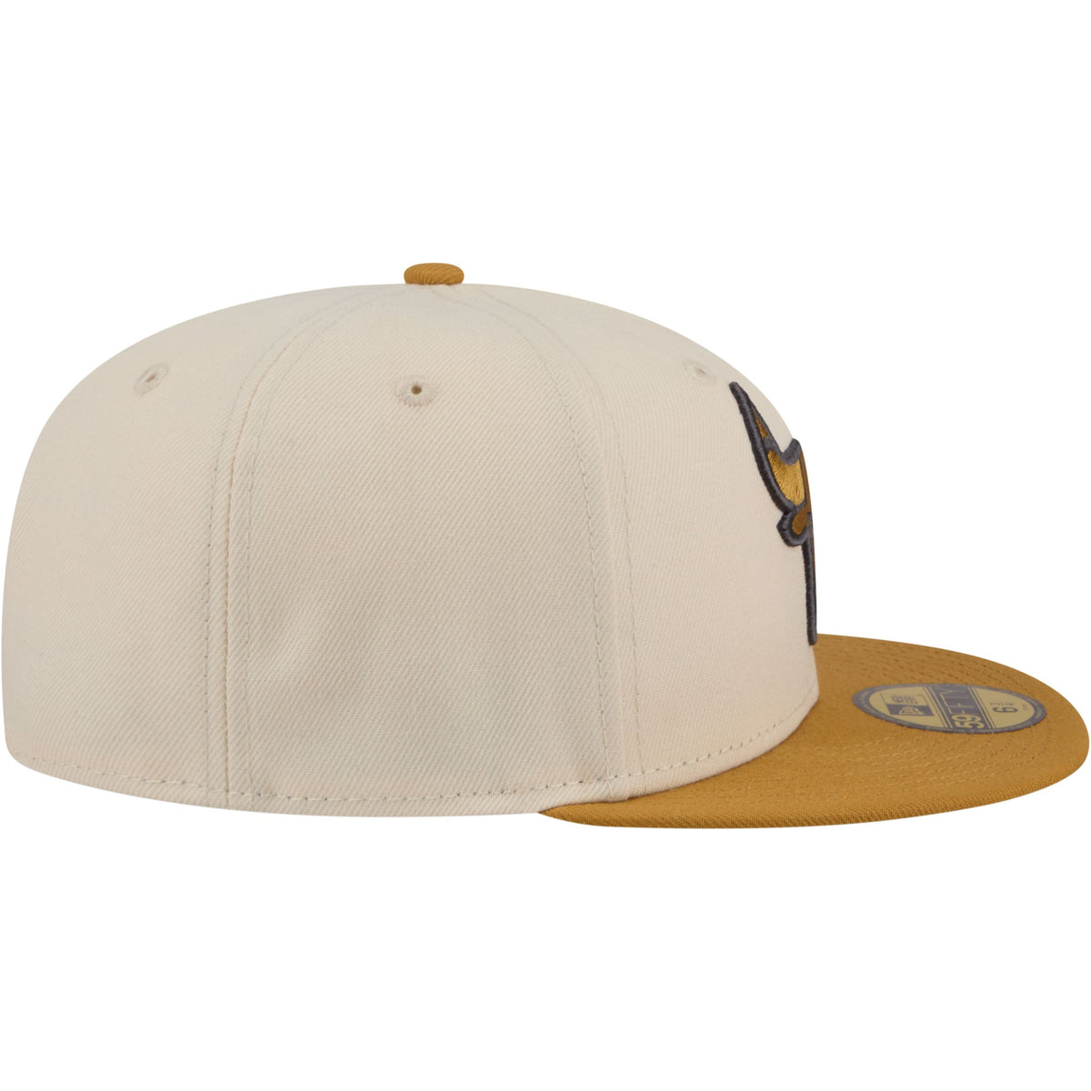 Men's Chicago Bulls New Era Cream/Tan Two-Tone Color Pack 59FIFTY Fitted Hat
