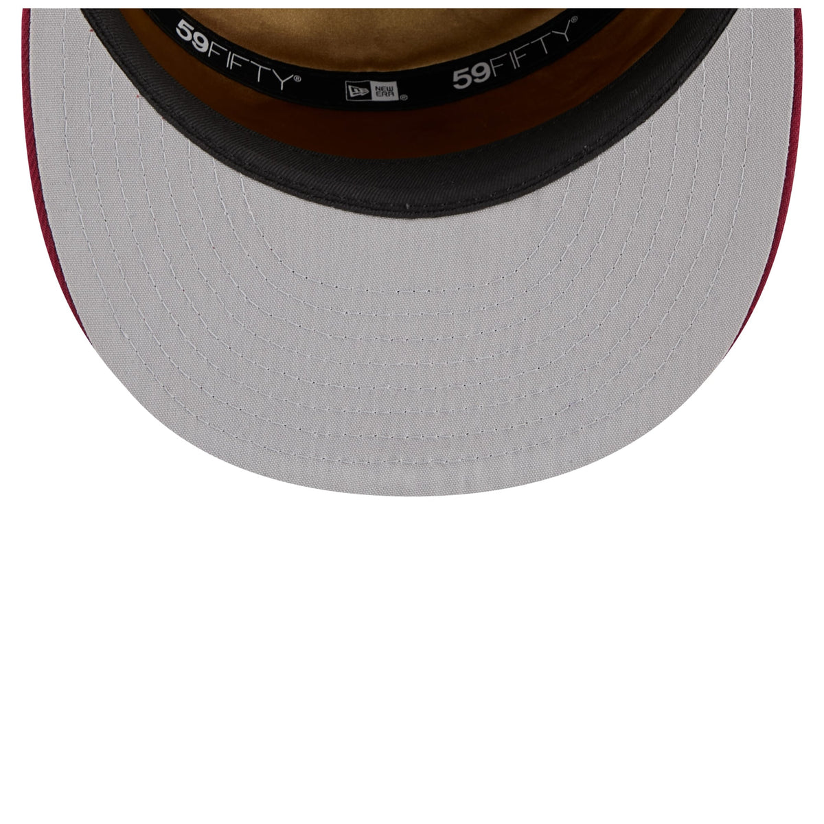 Men's Cleveland Cavaliers New Era White/Wine 2025 NBA Tip Off Split Panel 59FIFTY Fitted Hat