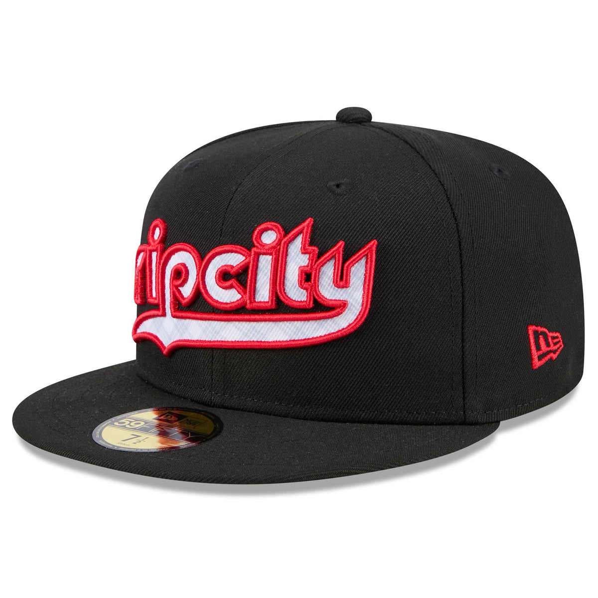 Men's Portland Trail Blazers  New Era Black 2024/25 City Edition 59FIFTY Fitted Hat