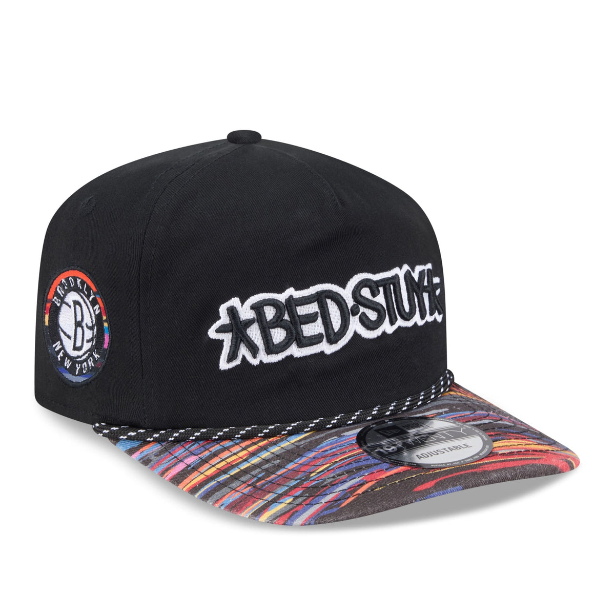 Men's Brooklyn Nets New Era Black 2025/26 City Edition 19TWENTY Adjustable Hat