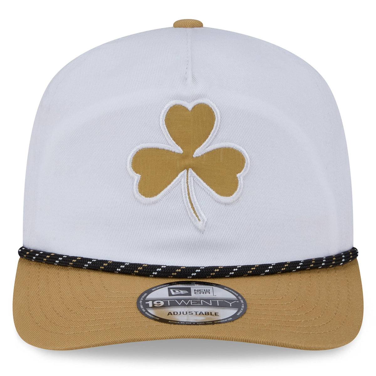 Men's Boston Celtics New Era White/Gold 2025/26 City Edition 19TWENTY Adjustable Hat
