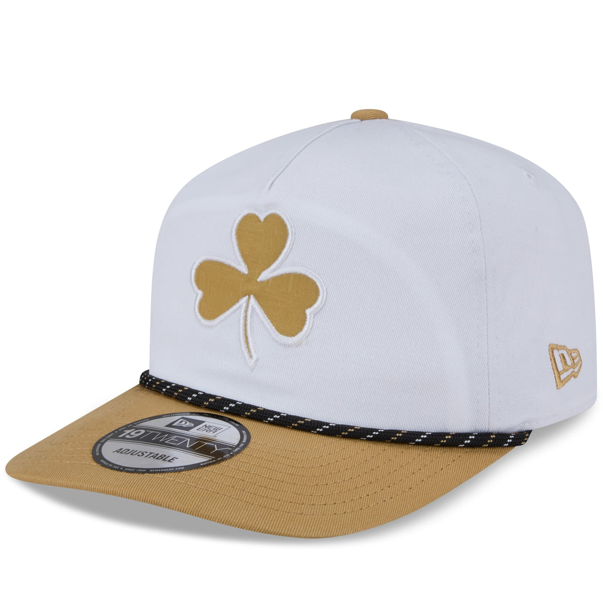 Men's Boston Celtics New Era White/Gold 2025/26 City Edition 19TWENTY Adjustable Hat