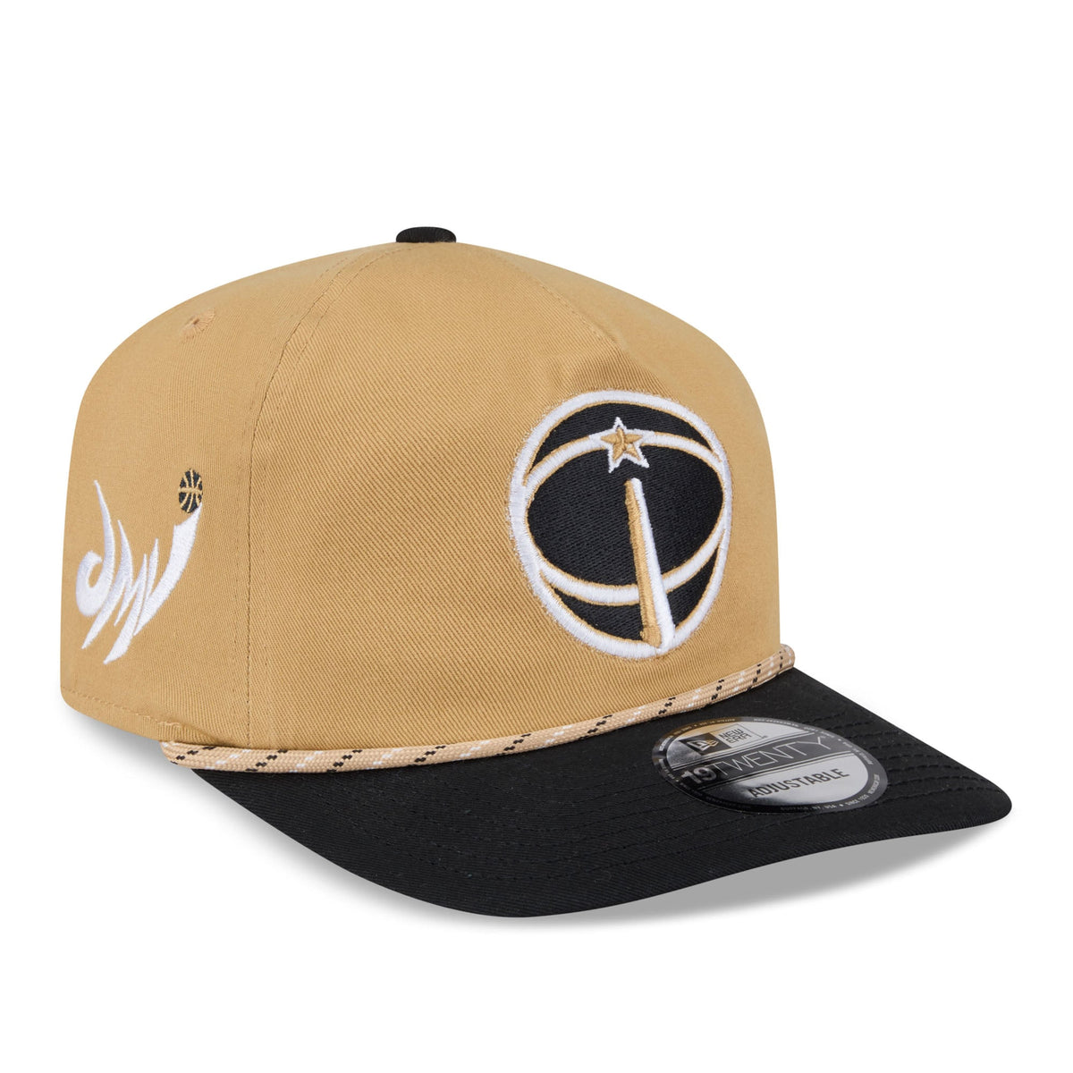 Men's Washington Wizards New Era Gold/Black 2025/26 City Edition 19TWENTY Adjustable Hat