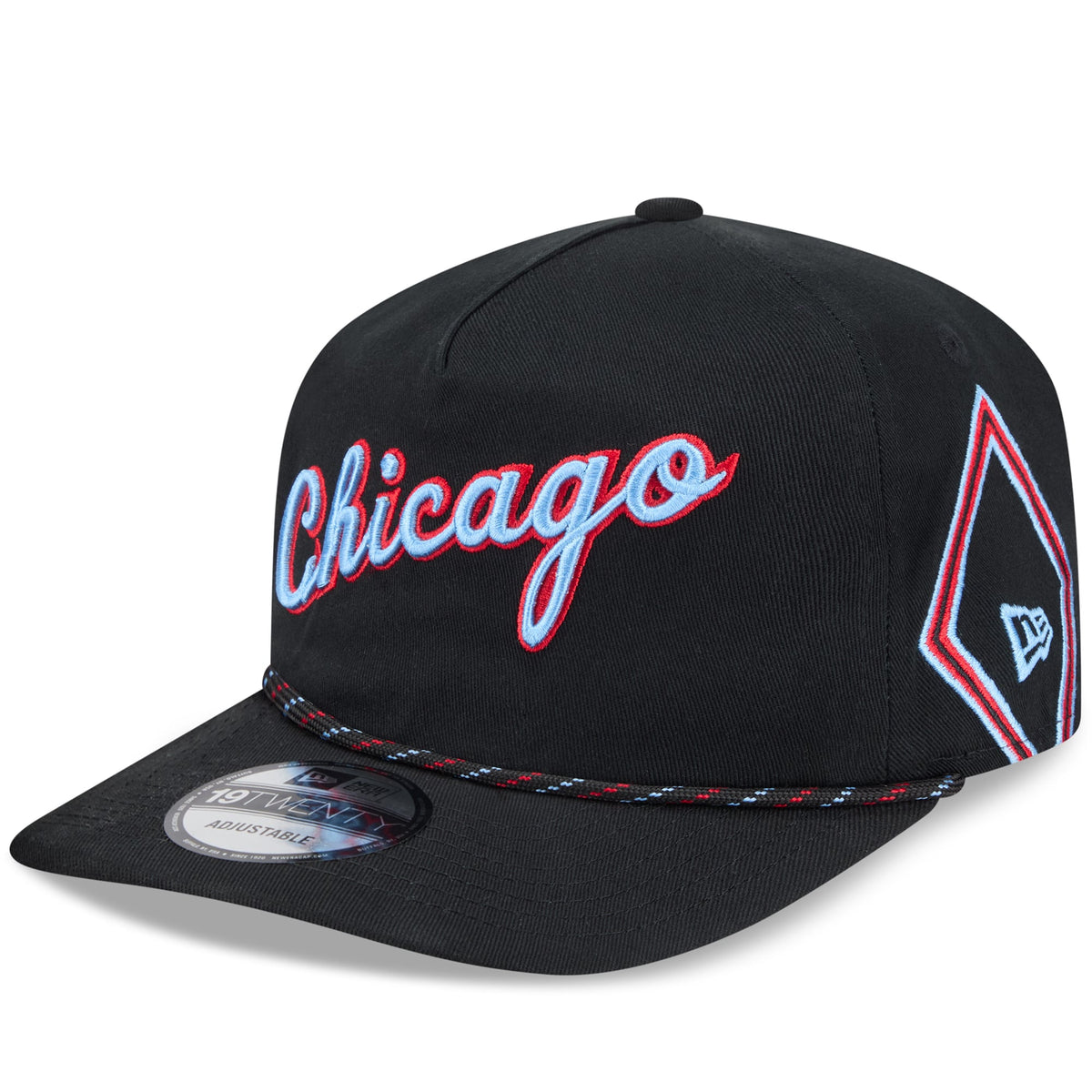 Men's Chicago Bulls New Era Black 2025/26 City Edition 19TWENTY Adjustable Hat