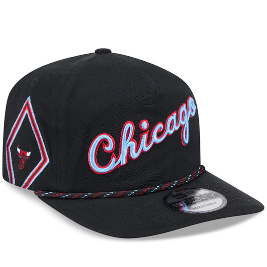 Men's Chicago Bulls New Era Black 2025/26 City Edition 19TWENTY Adjustable Hat