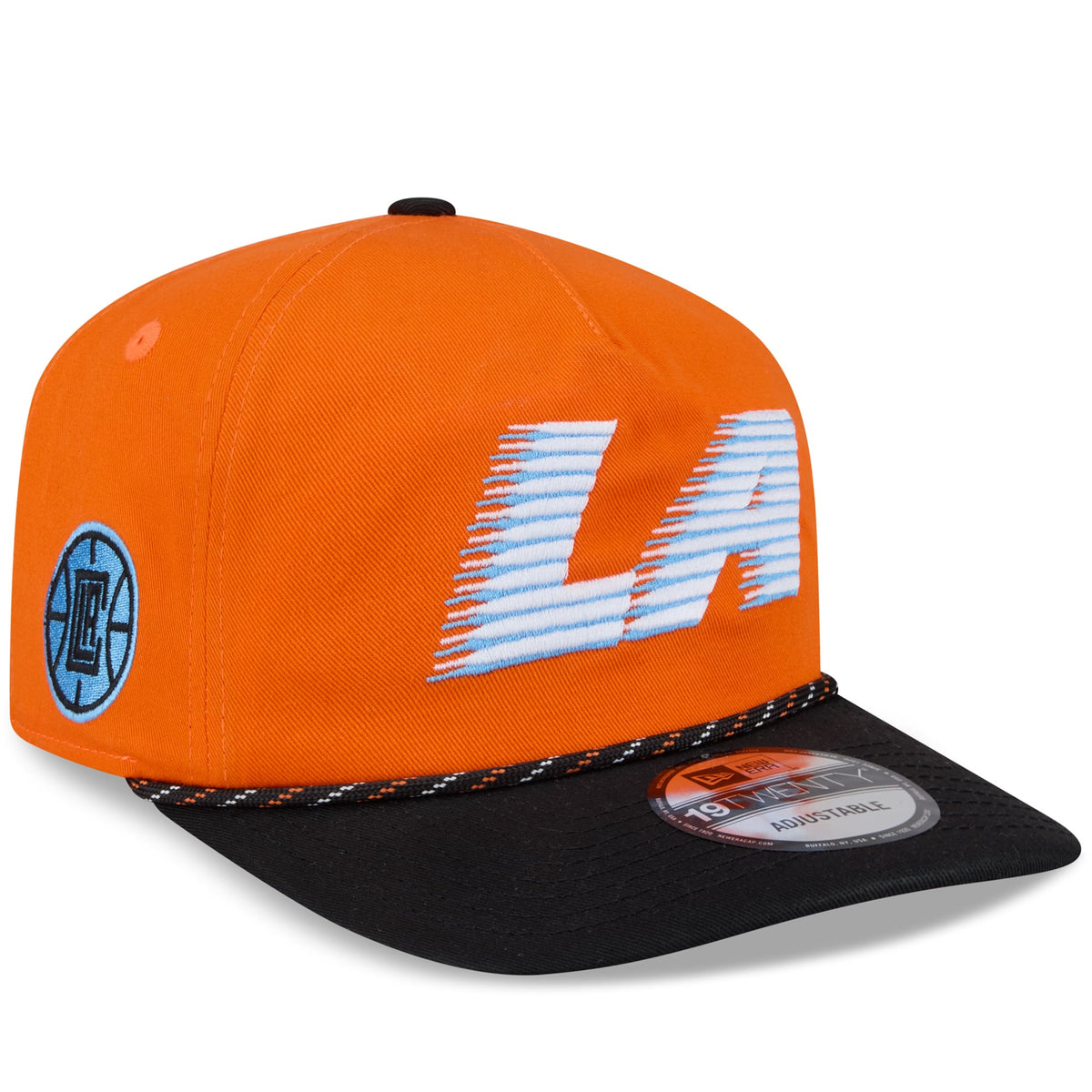 Men's LA Clippers New Era Orange/Black 2025/26 City Edition 19TWENTY Adjustable Hat