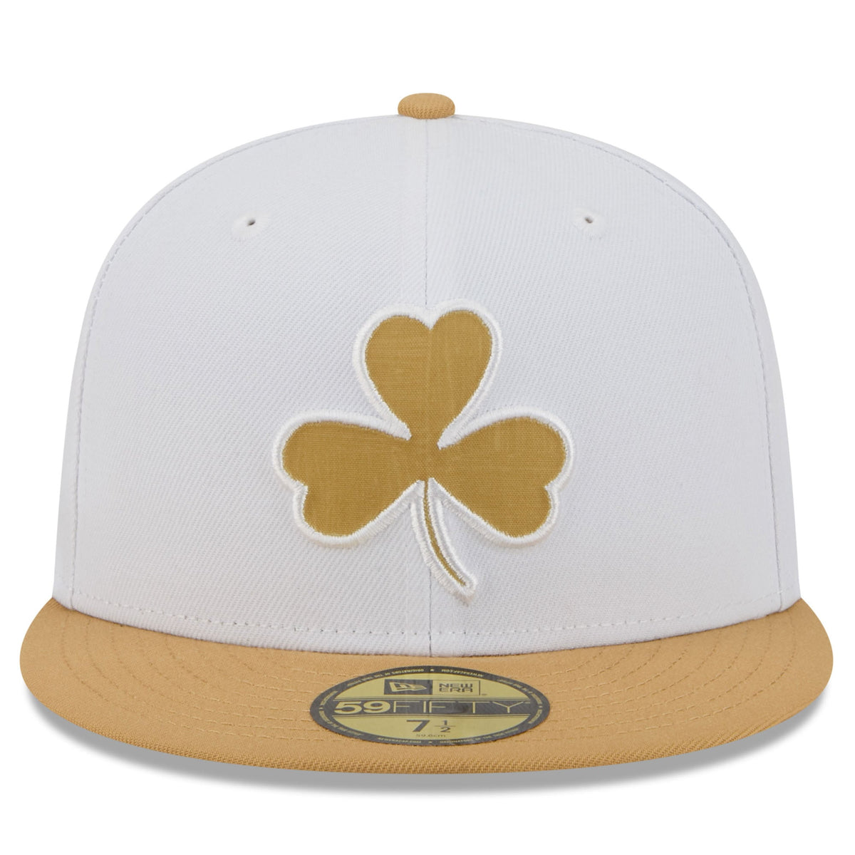Men's Boston Celtics New Era White/Gold 2025/26 City Edition 59FIFTY Fitted Hat