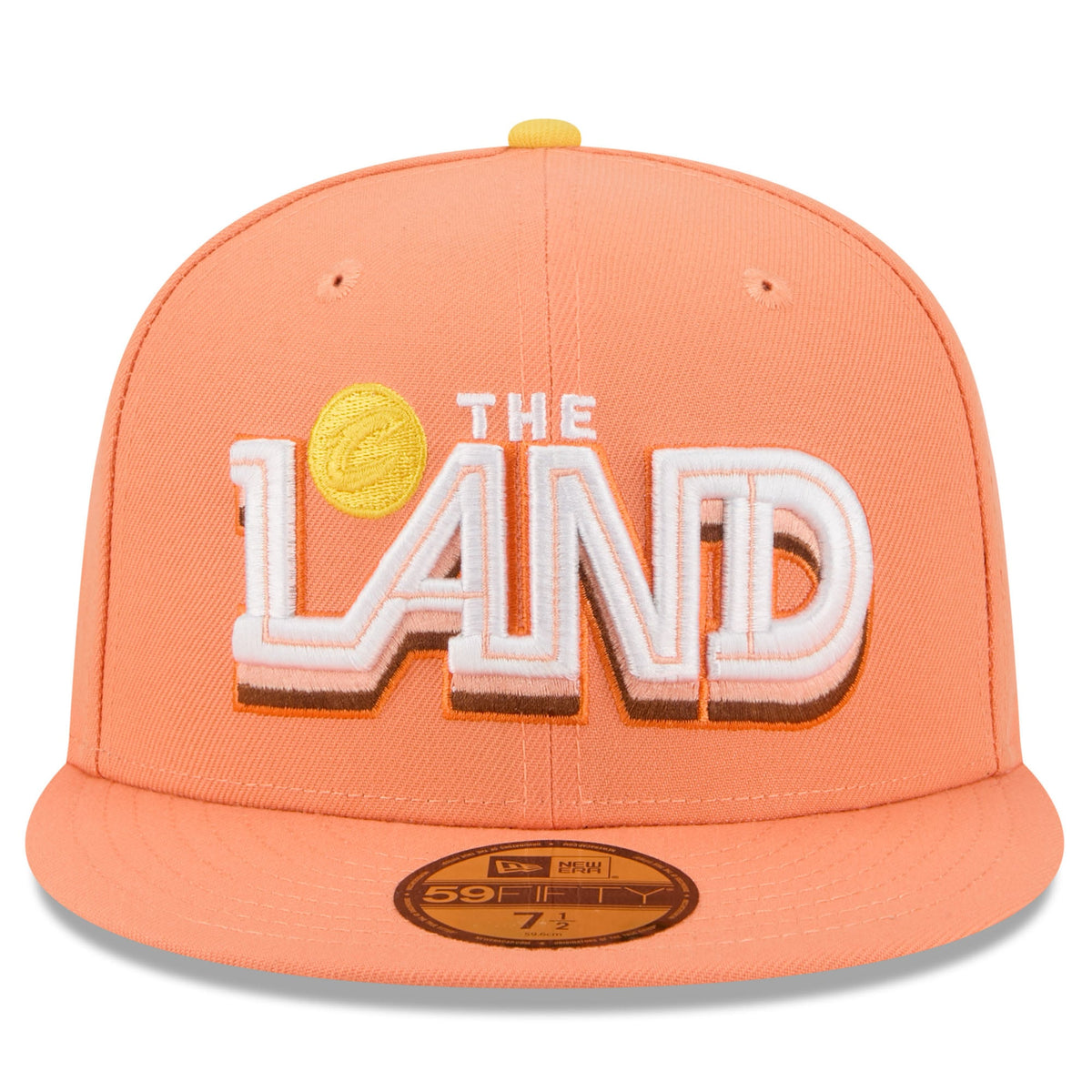 Men's Cleveland Cavaliers New Era Orange 2025/26 City Edition 59FIFTY Fitted Hat