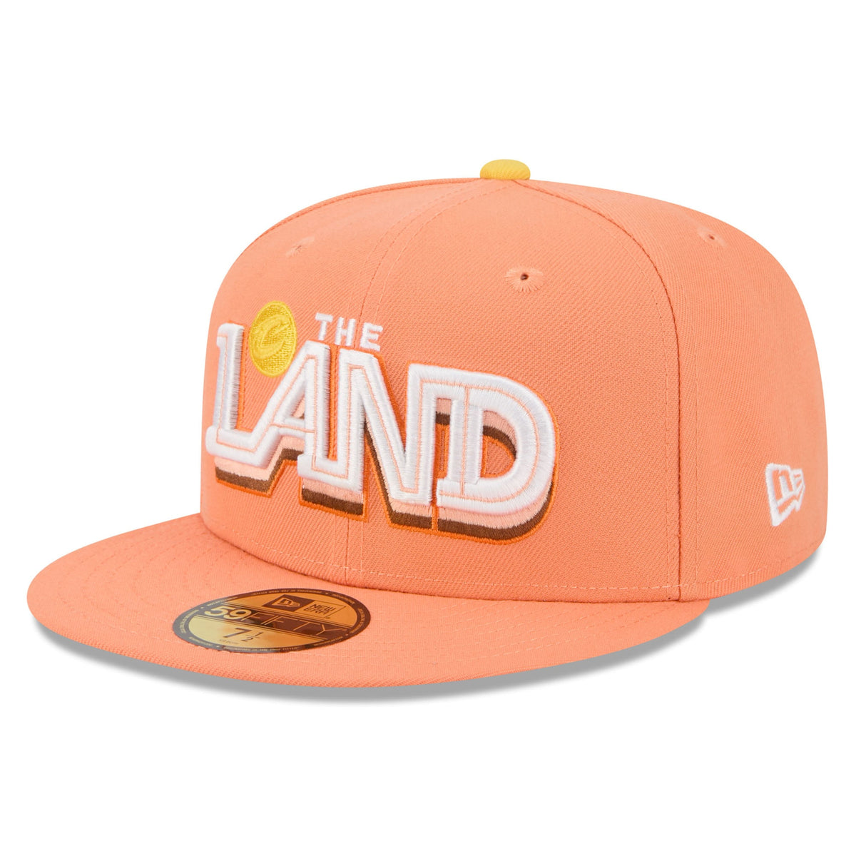 Men's Cleveland Cavaliers New Era Orange 2025/26 City Edition 59FIFTY Fitted Hat