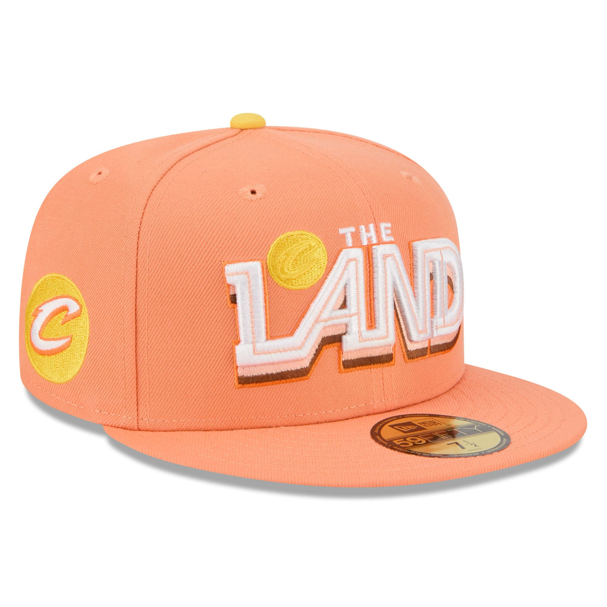 Men's Cleveland Cavaliers New Era Orange 2025/26 City Edition 59FIFTY Fitted Hat