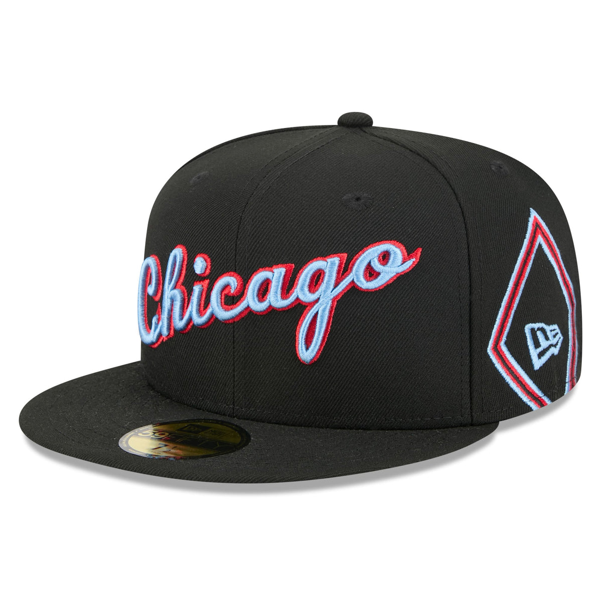 Men's Chicago Bulls New Era Black 2025/26 City Edition 59FIFTY Fitted Hat