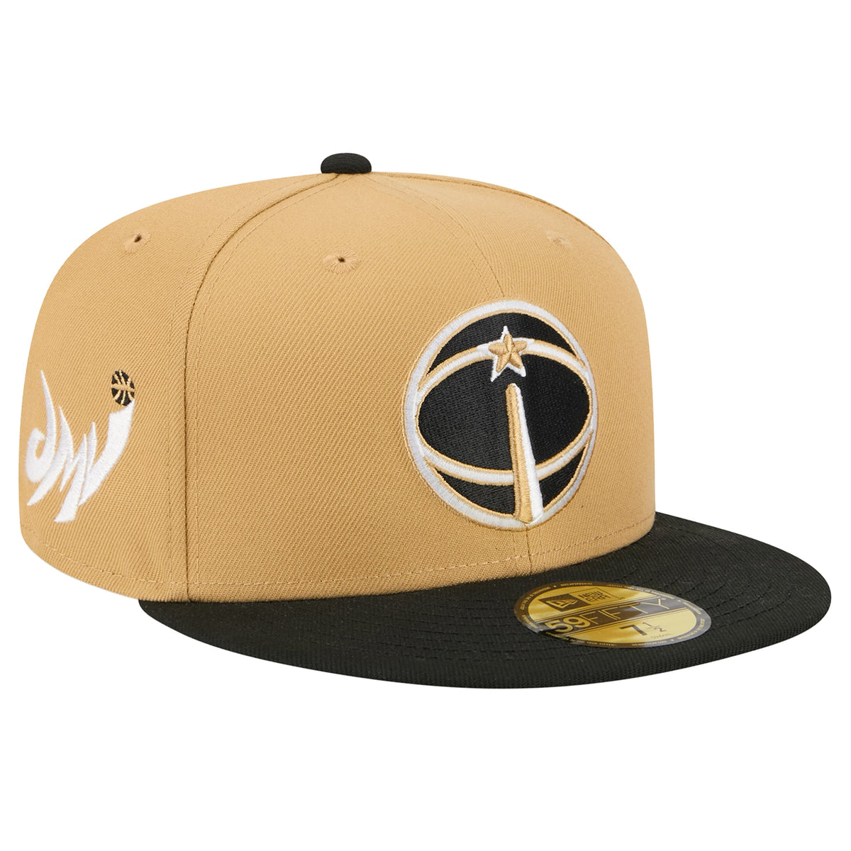 Men's Washington Wizards New Era Gold/Black 2025/26 City Edition 59FIFTY Fitted Hat