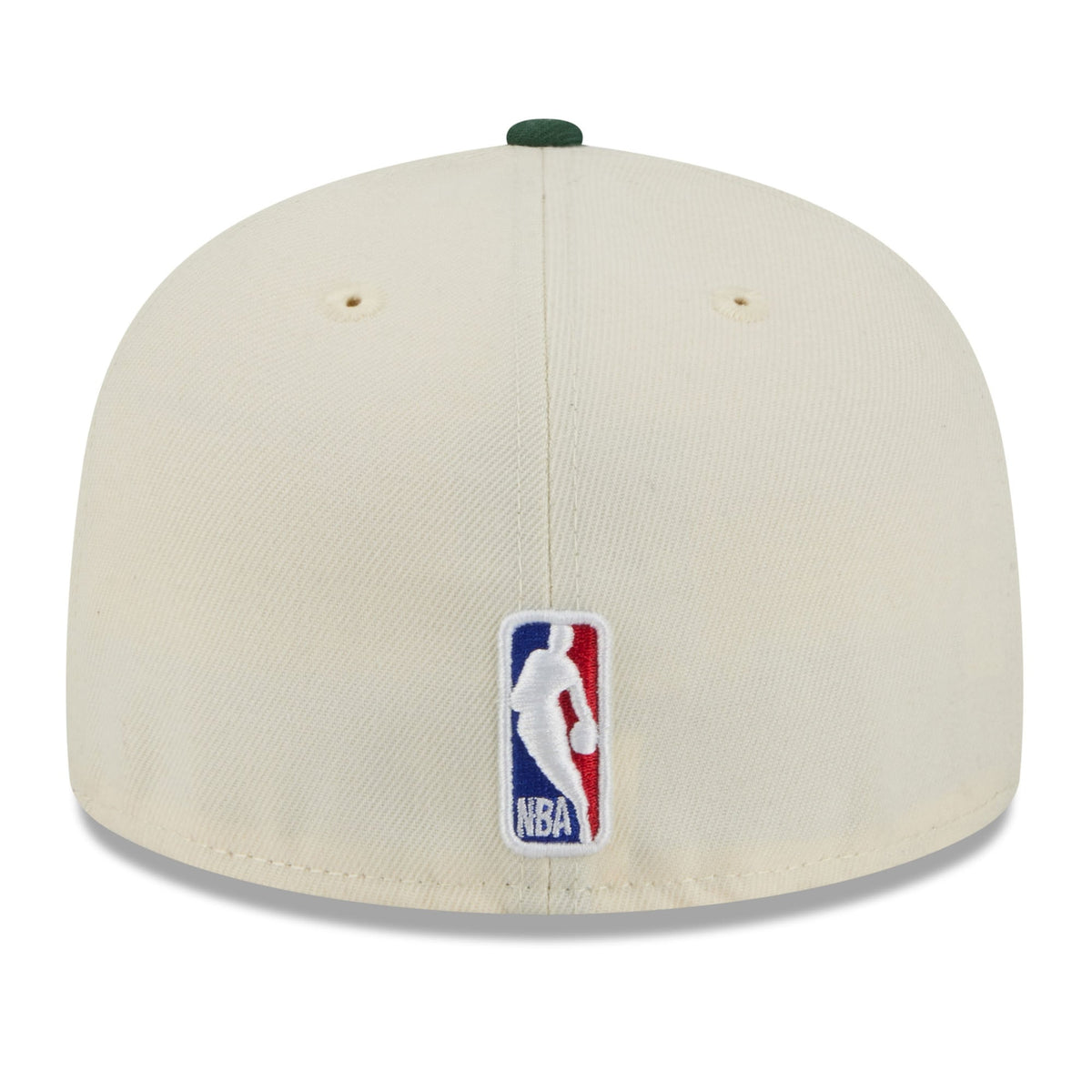 Men's Milwaukee Bucks New Era Cream/Hunter Green 2025/26 City Edition 59FIFTY Fitted Hat