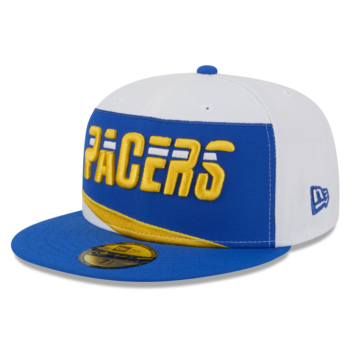 Men's Indiana Pacers New Era White/Blue 2025/26 City Edition 59FIFTY Fitted Hat
