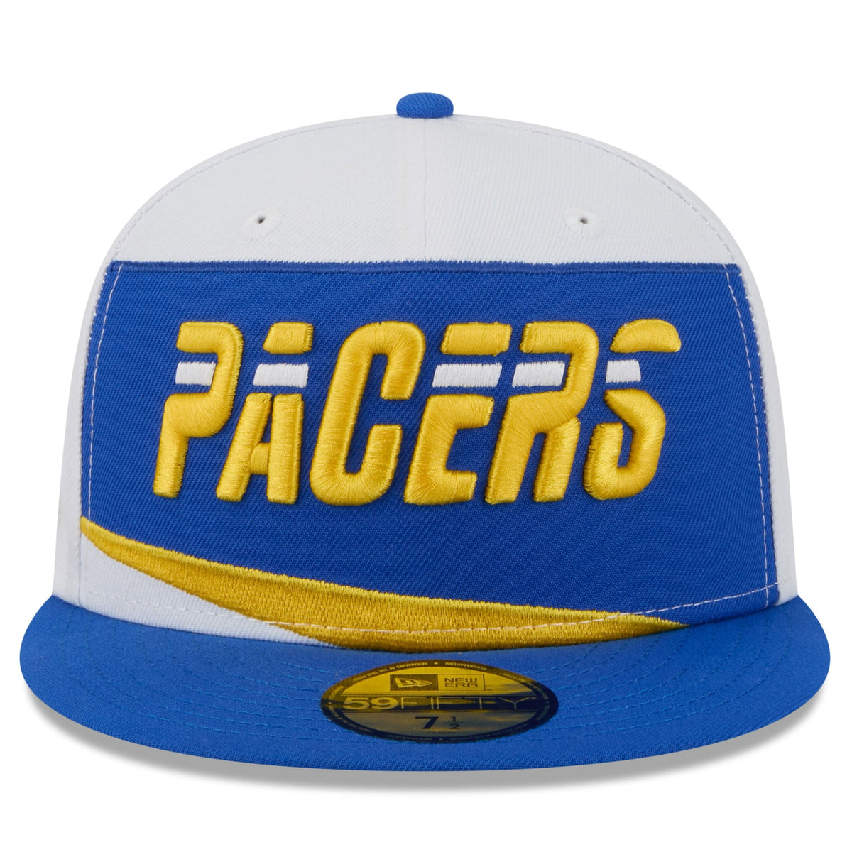 Men's Indiana Pacers New Era White/Blue 2025/26 City Edition 59FIFTY Fitted Hat