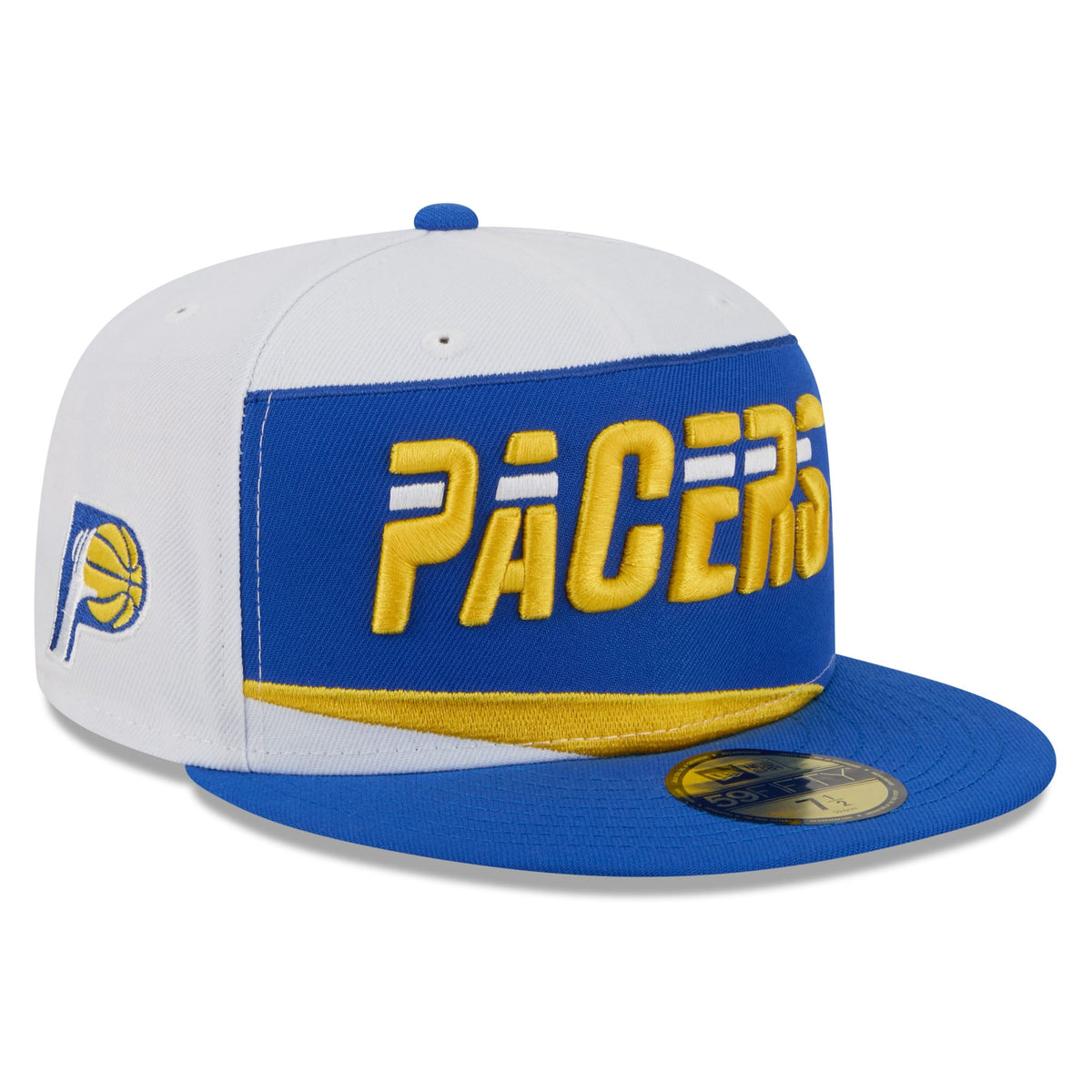Men's Indiana Pacers New Era White/Blue 2025/26 City Edition 59FIFTY Fitted Hat