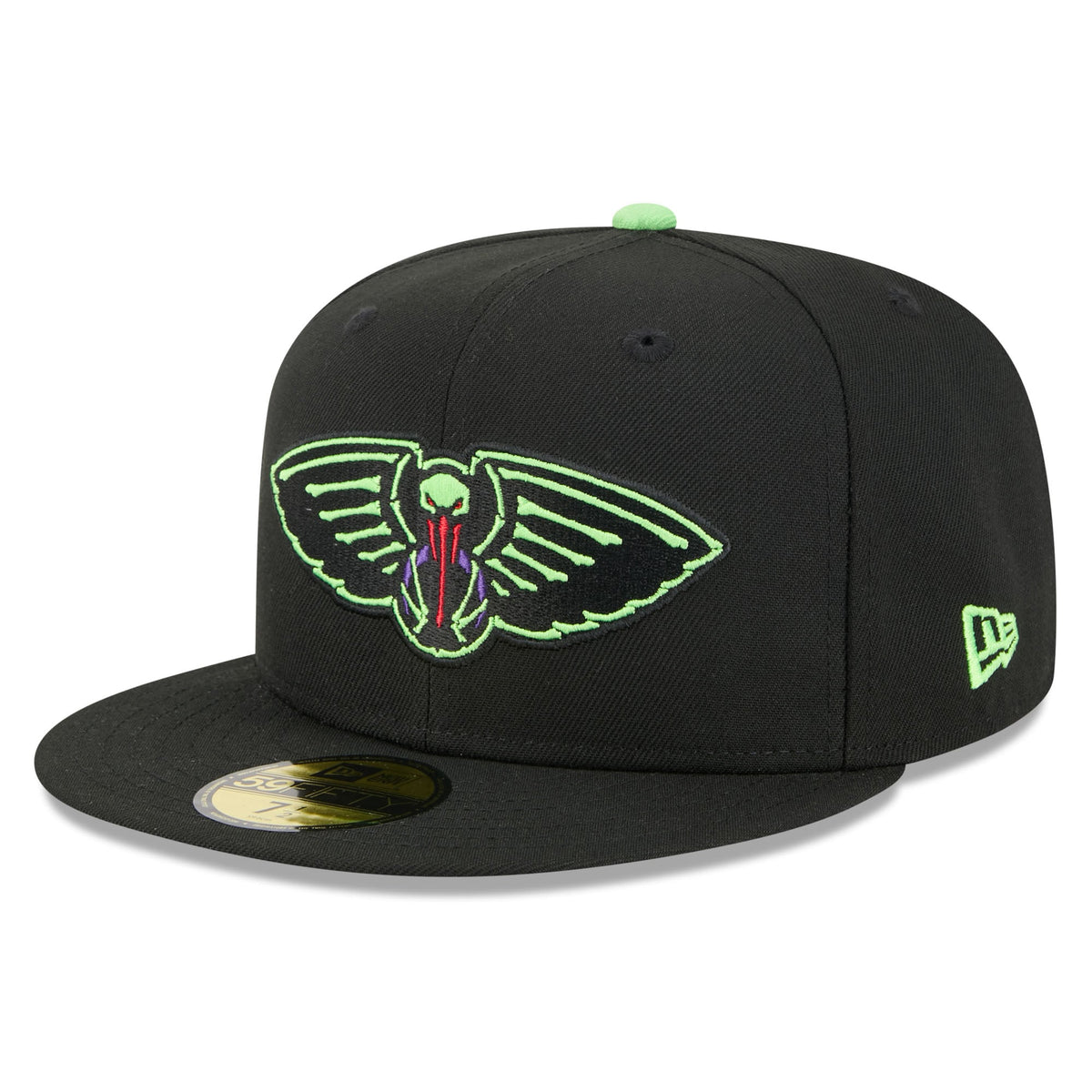 Men's New Orleans Pelicans New Era Black 2025/26 City Edition 59FIFTY Fitted Hat