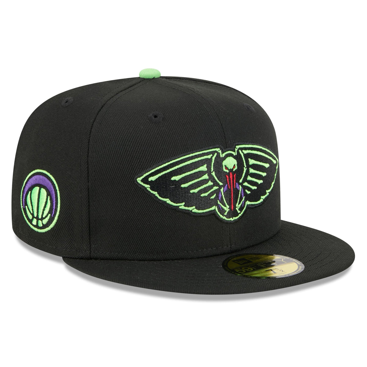 Men's New Orleans Pelicans New Era Black 2025/26 City Edition 59FIFTY Fitted Hat