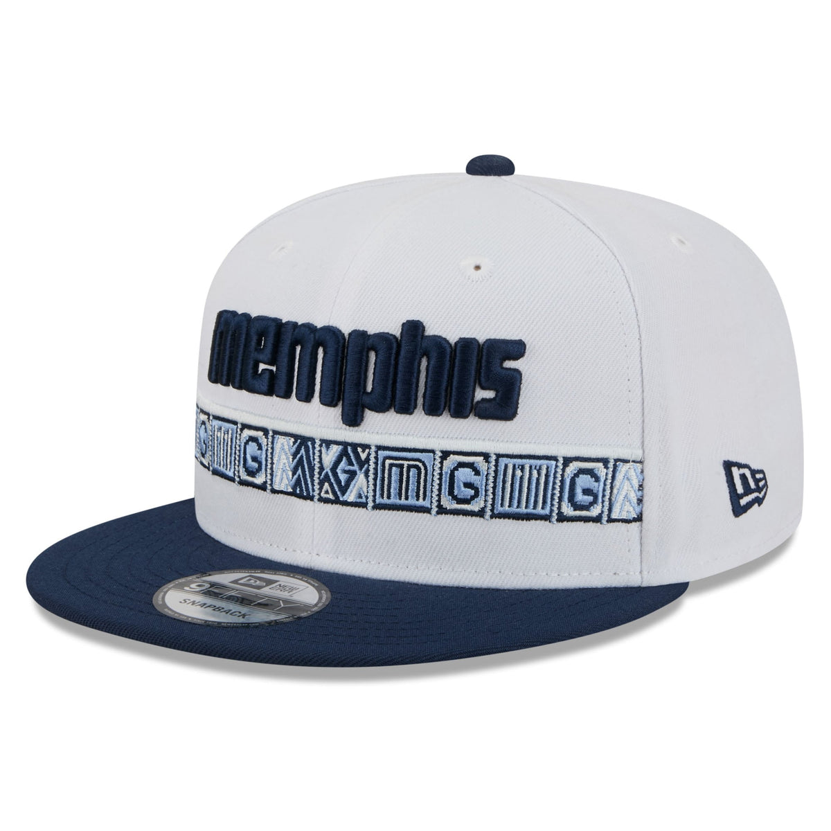 Men's Memphis Grizzlies New Era Light Blue/Navy 2025/26 City Edition 9FIFTY Snapback Hat