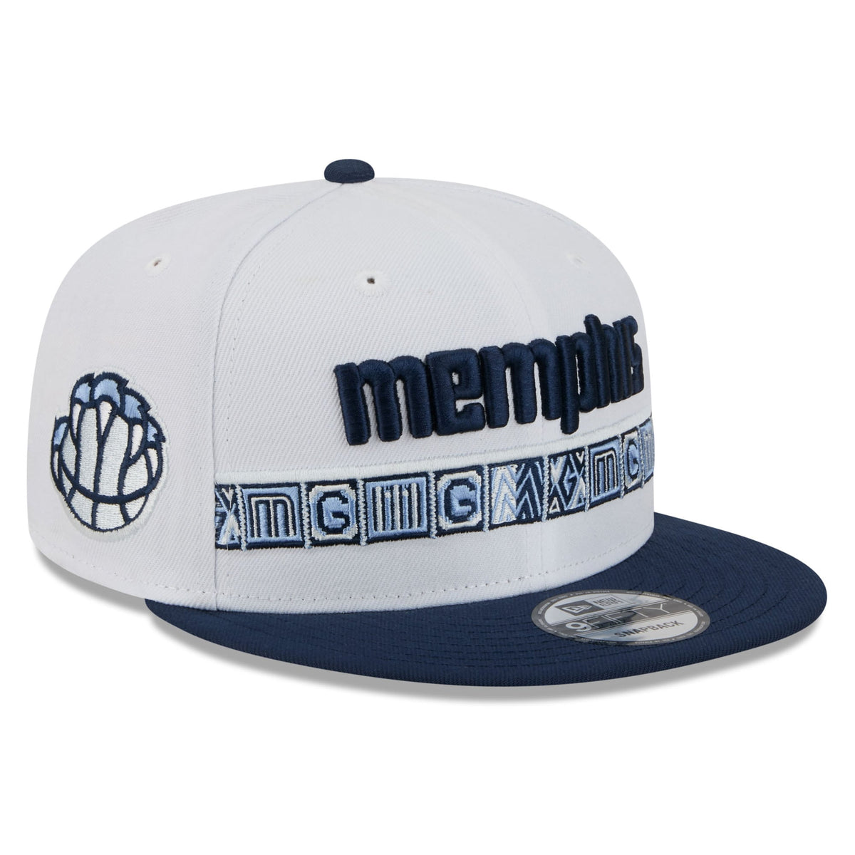 Men's Memphis Grizzlies New Era Light Blue/Navy 2025/26 City Edition 9FIFTY Snapback Hat