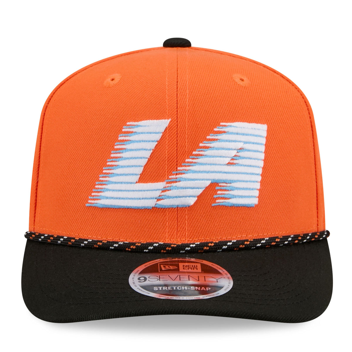 Men's LA Clippers New Era Orange/Black 2025/26 City Edition 9SEVENTY Adjustable Hat