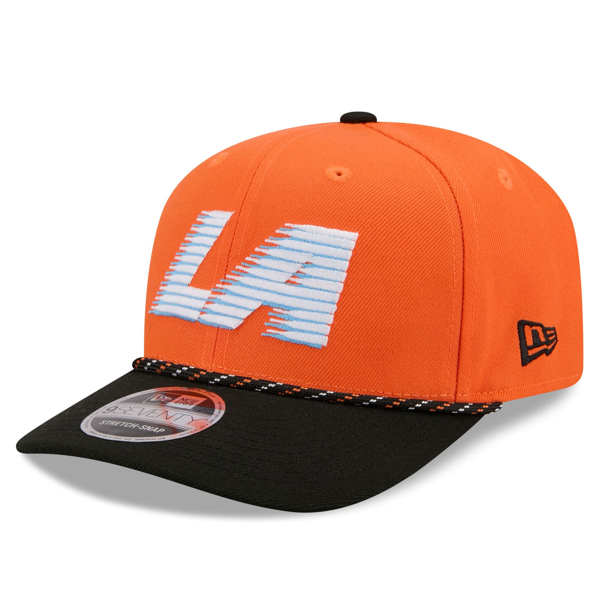 Men's LA Clippers New Era Orange/Black 2025/26 City Edition 9SEVENTY Adjustable Hat