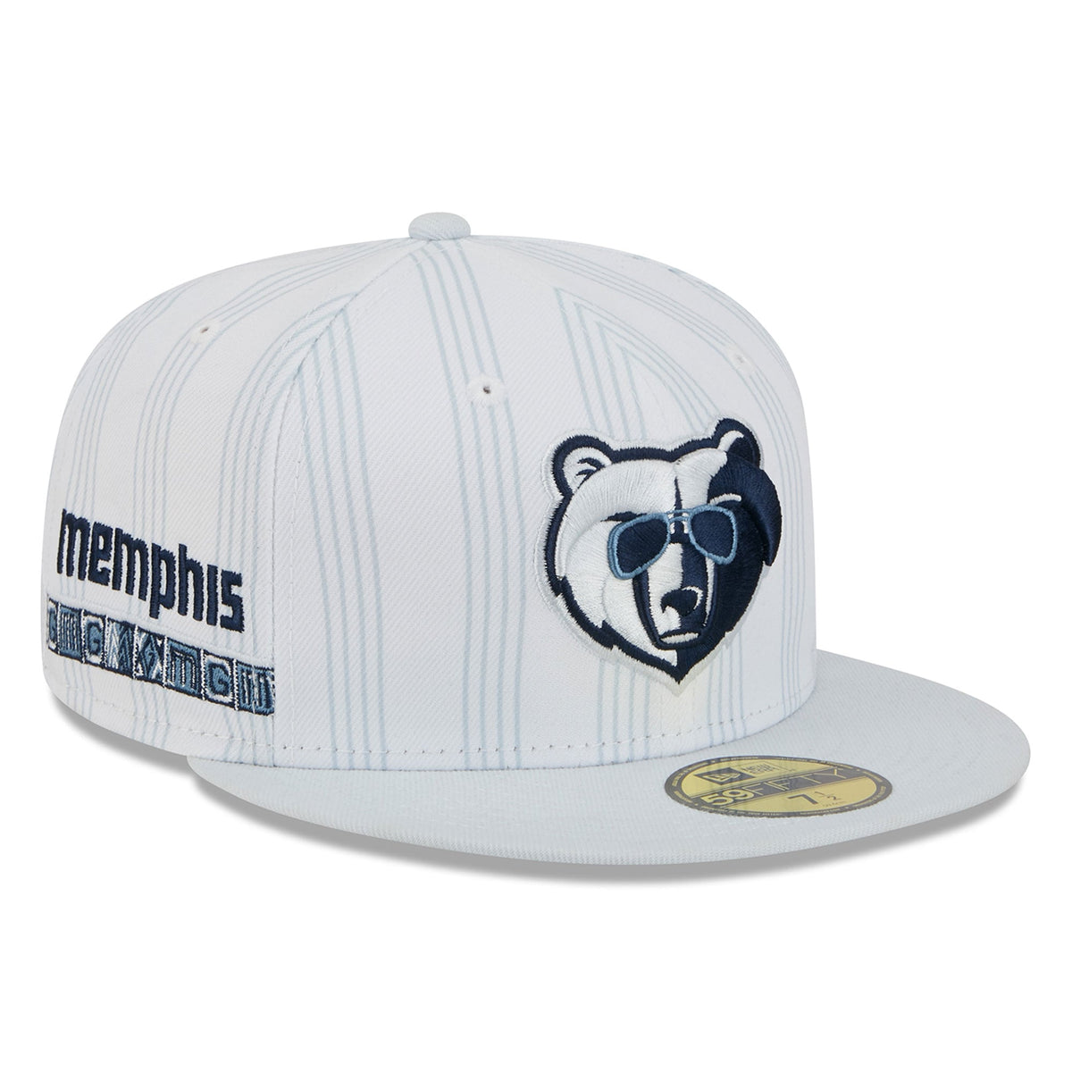 Men's Memphis Grizzlies New Era White 2025/26 City Edition Alternate 59FIFTY Fitted Hat